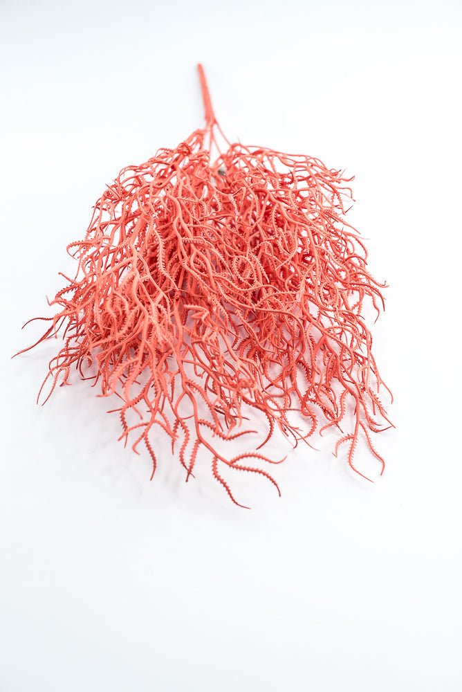 Cottonii seaweed bush - Coral - Greenery MarketGM57097COR