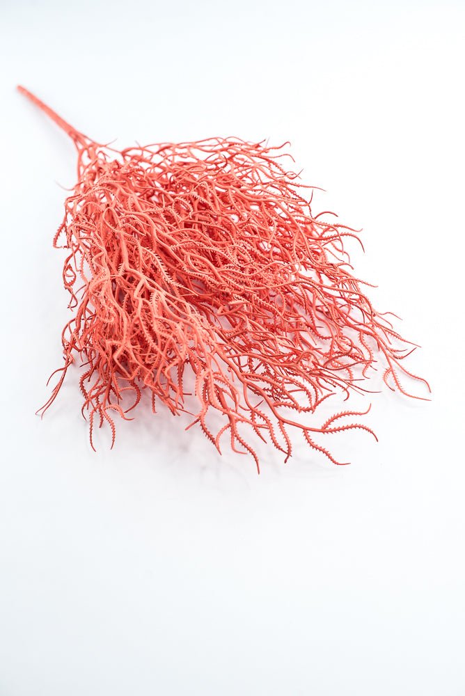 Cottonii seaweed bush - Coral - Greenery MarketGM57097COR