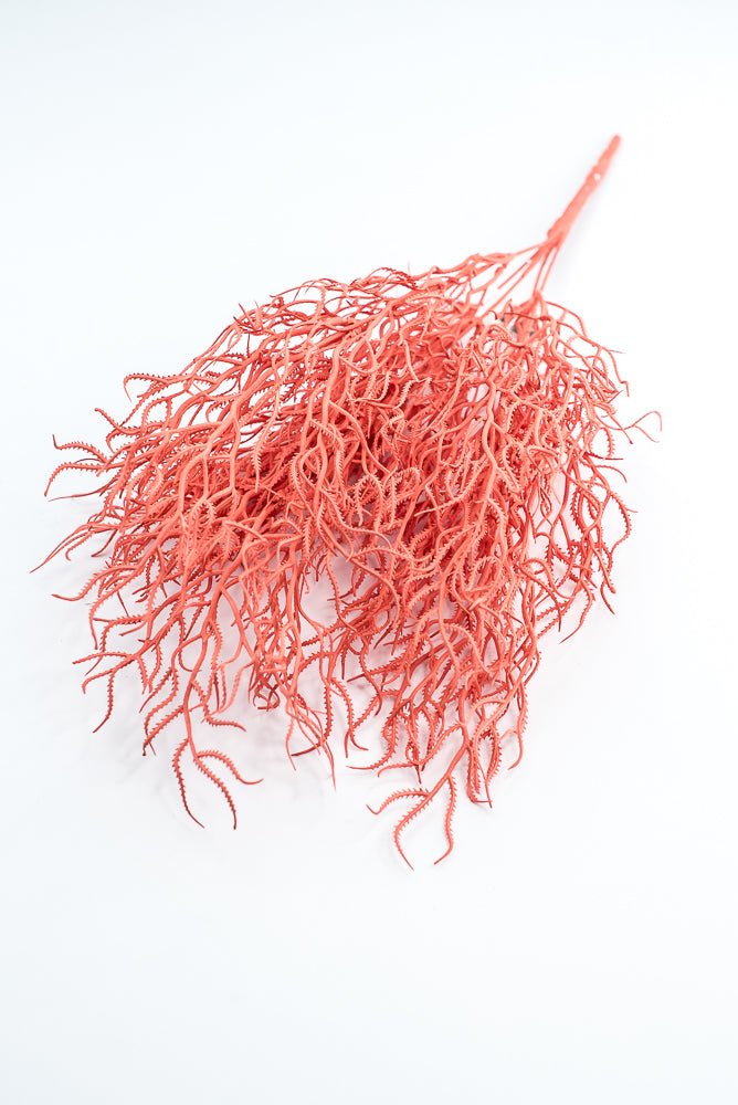Cottonii seaweed bush - Coral - Greenery MarketGM57097COR