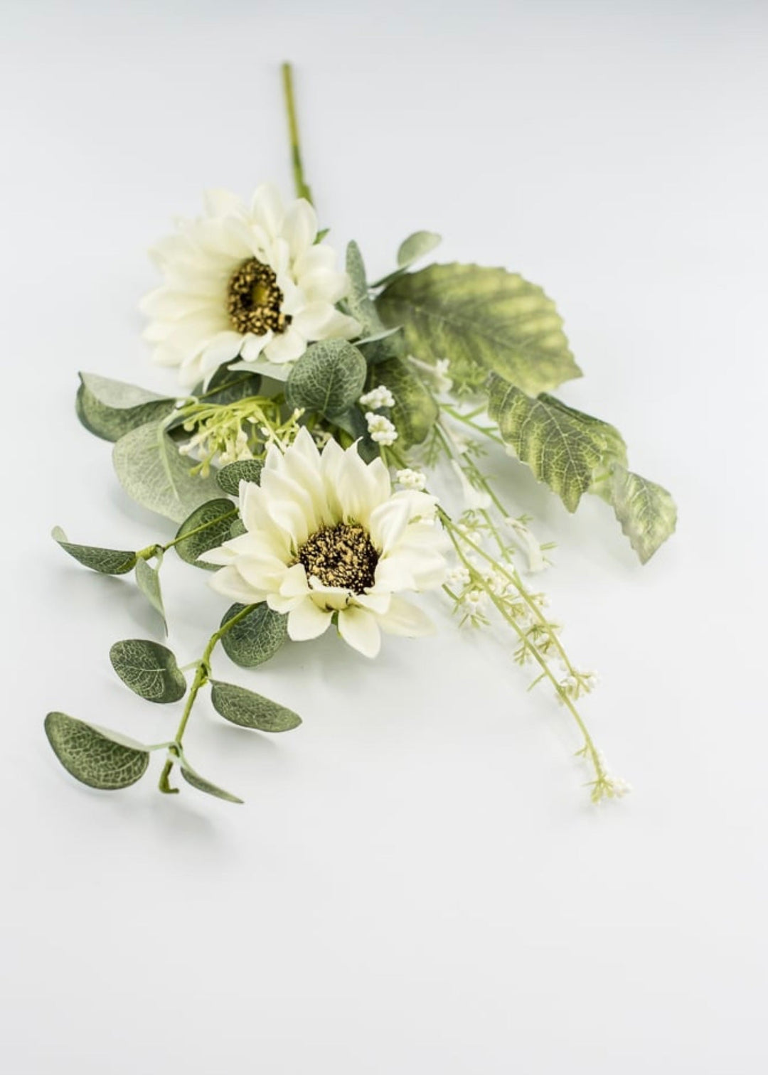 Cream Artificial, Sunflower pick - Greenery Marketartificial flowers62211