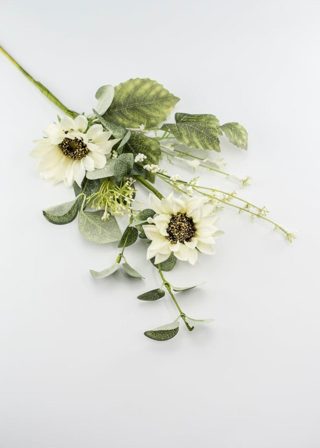 Cream Artificial, Sunflower pick - Greenery Marketartificial flowers62211