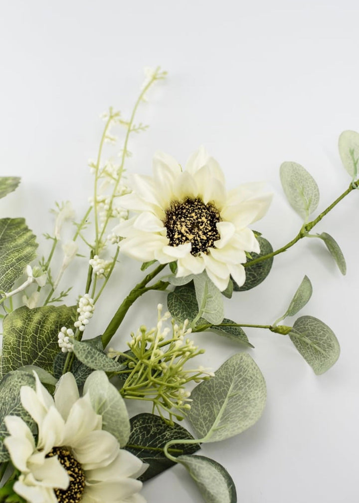 Cream Artificial, Sunflower pick - Greenery Marketartificial flowers62211