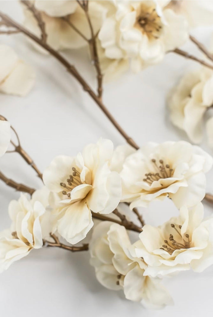 Cream Blossom Artificial Flower Spray - Greenery MarketArtificial Flora85317-BEIGE