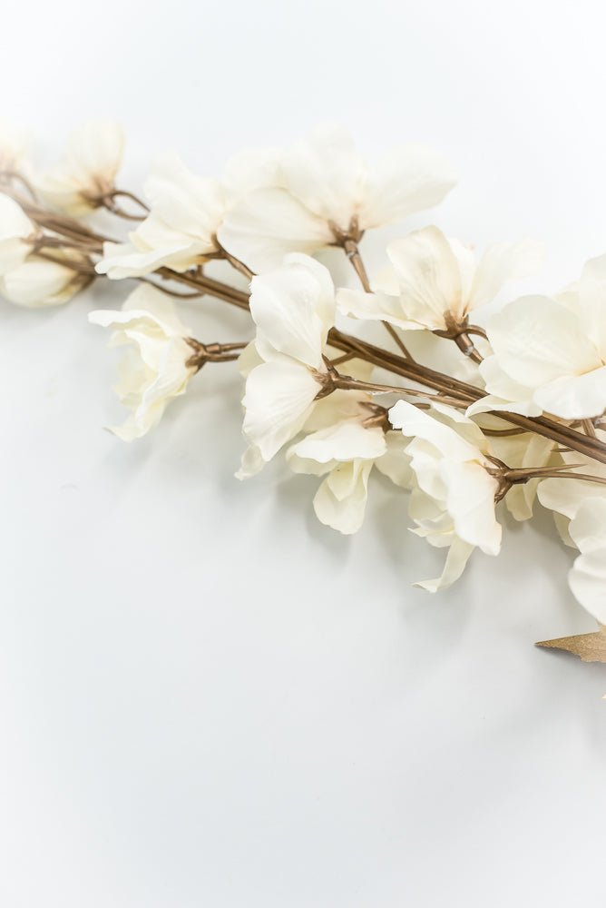 Cream Delphiniums Artificial Flower Stem - Greenery MarketArtificial Flora85318 - Beige