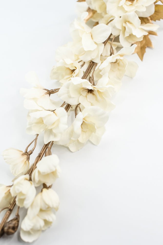 Cream Delphiniums Artificial Flower Stem - Greenery MarketArtificial Flora85318 - Beige