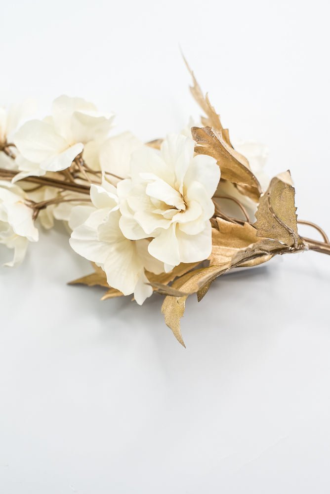 Cream Delphiniums Artificial Flower Stem - Greenery MarketArtificial Flora85318 - Beige