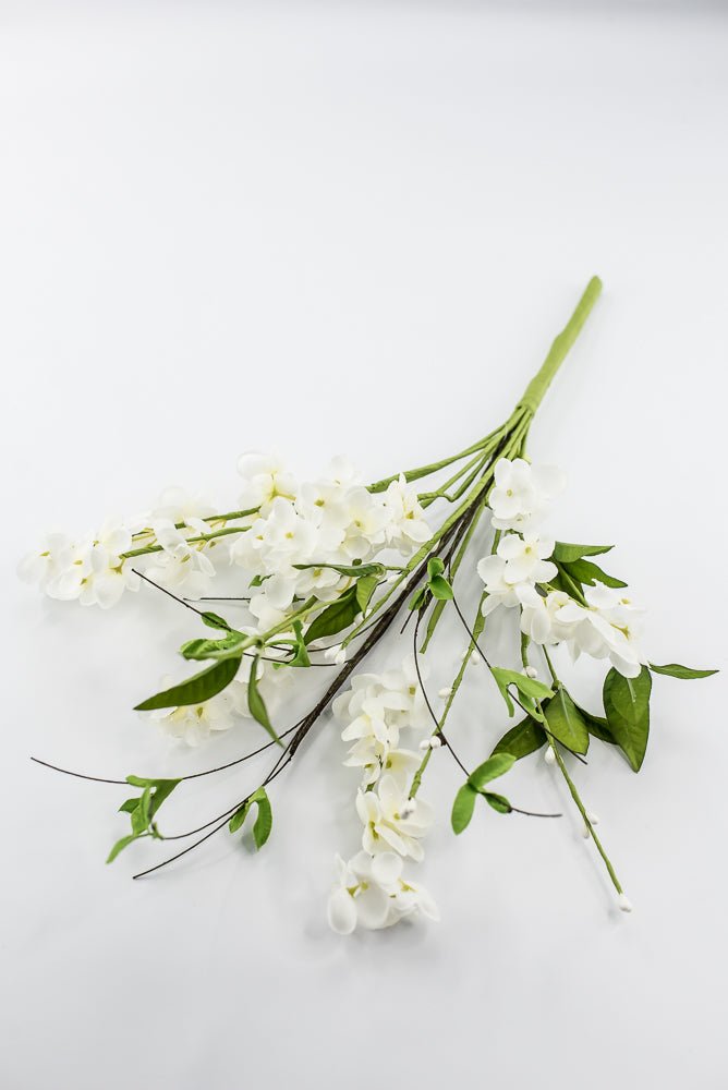 Cream Flower Sprout Pick - 18" - Greenery MarketArtificial Flowers63861CM