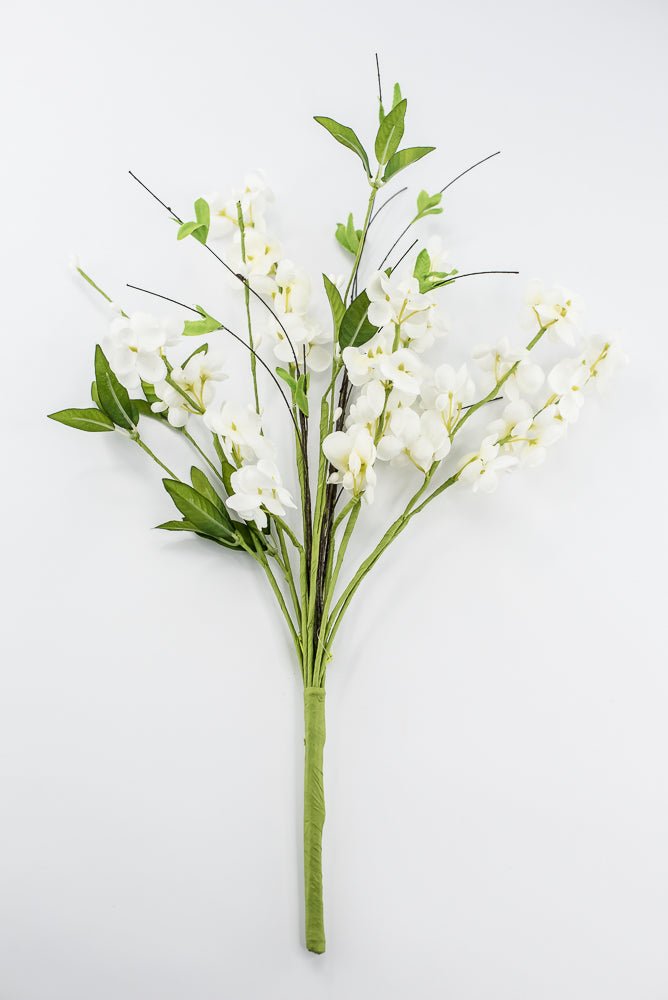 Cream Flower Sprout Pick - 18" - Greenery MarketArtificial Flowers63861CM