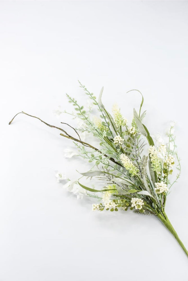 Cream Lavender And Berry Spray - 23" - Greenery MarketArtificial Flora60919-CR