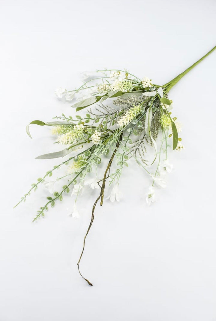 Cream Lavender And Berry Spray - 23" - Greenery MarketArtificial Flora60919-CR