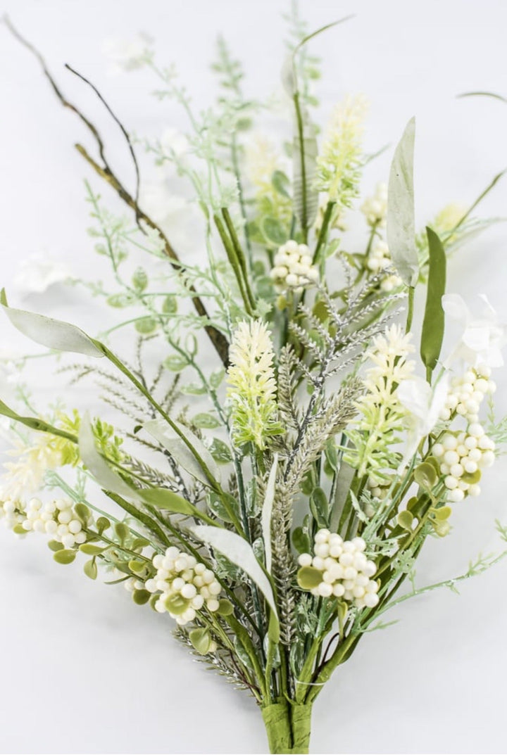Cream Lavender And Berry Spray - 23" - Greenery MarketArtificial Flora60919-CR