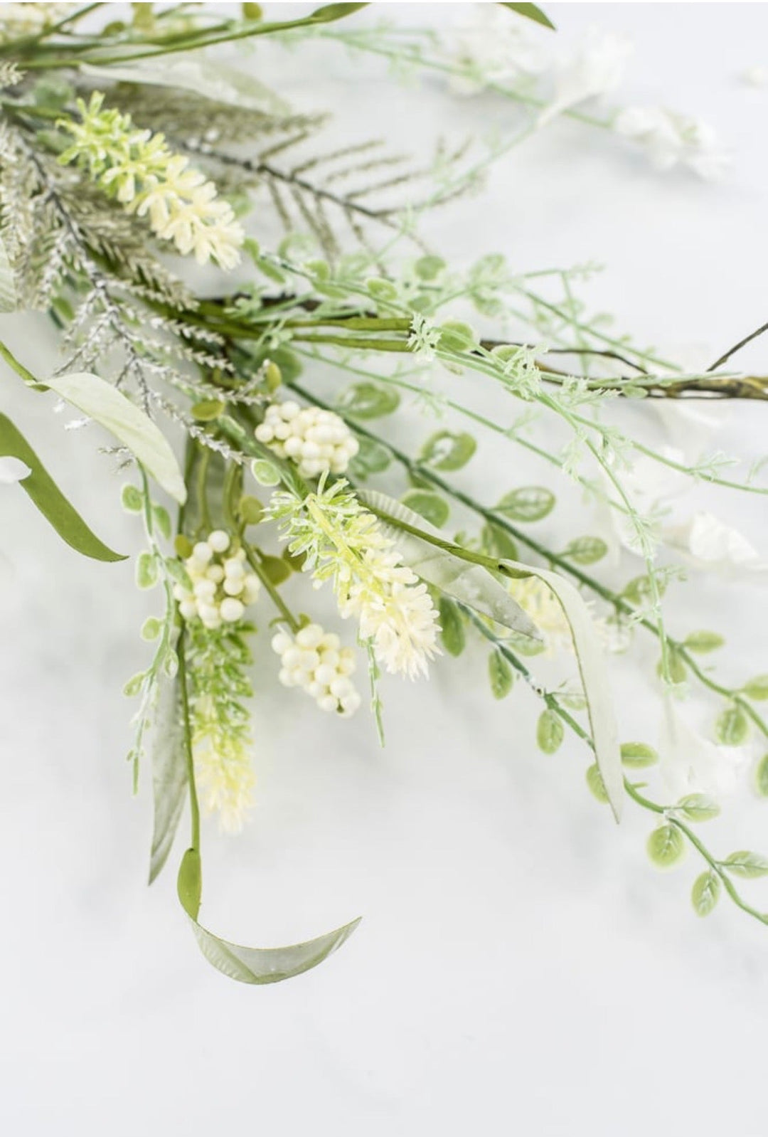 Cream Lavender And Berry Spray - 23" - Greenery MarketArtificial Flora60919-CR