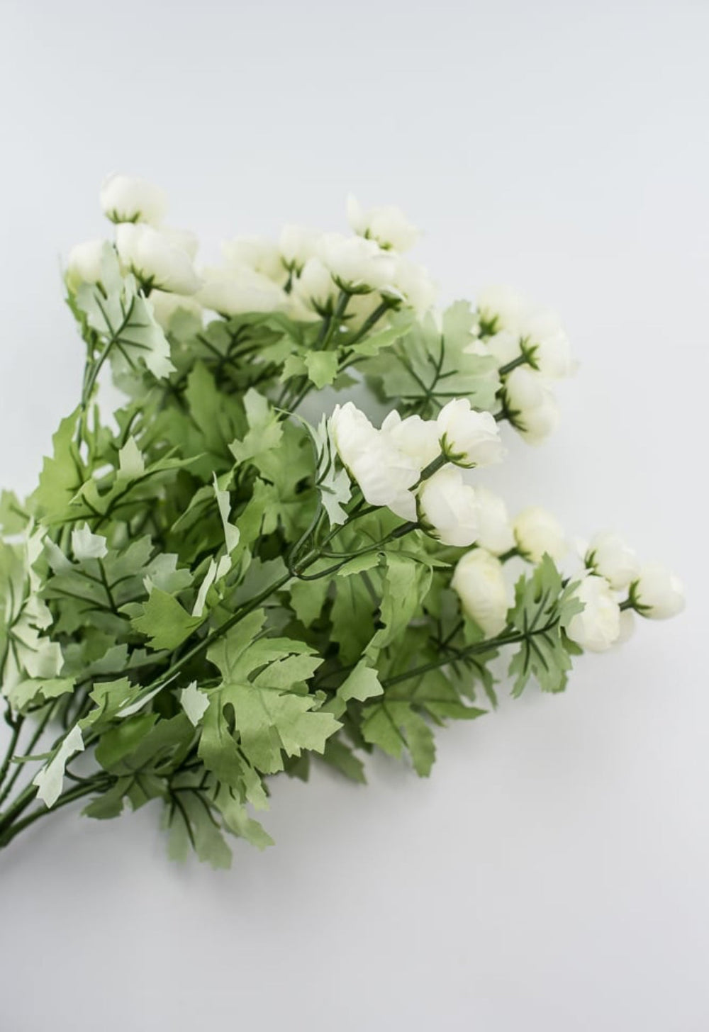 Cream mini ranunculus bush - Greenery Market63514CM