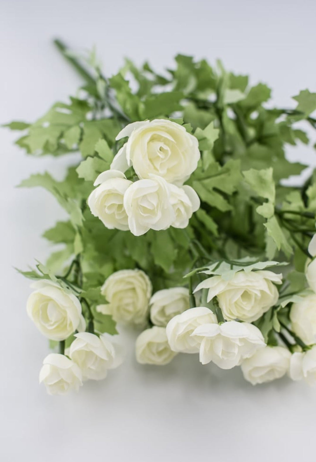 Cream mini ranunculus bush - Greenery Market63514CM