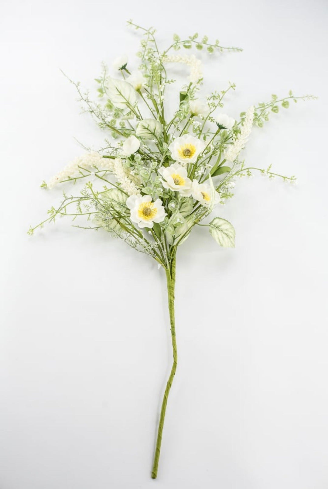 Cream Mixed Meadow Flowers Spray - 30.5" - Greenery Market40435-CR