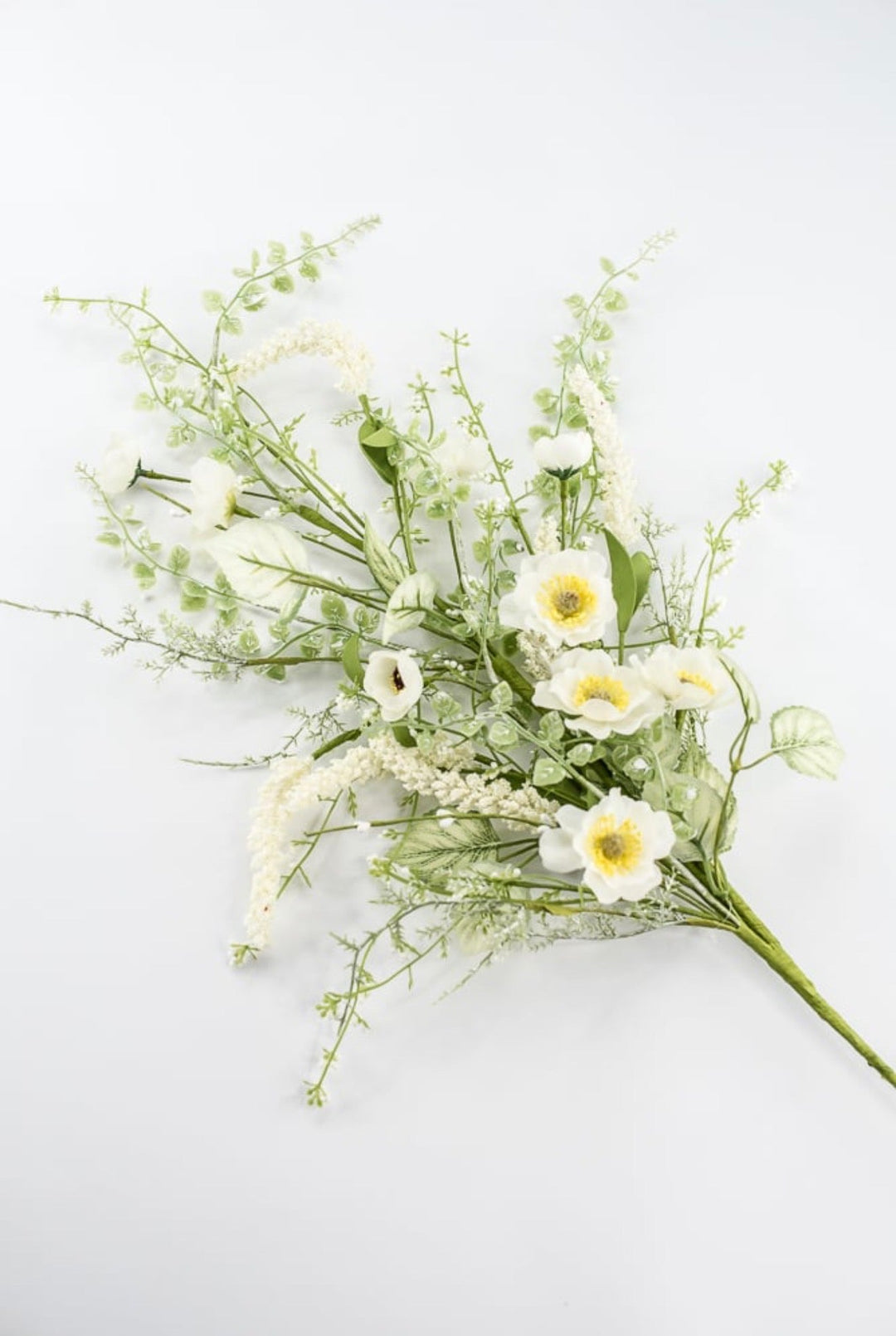 Cream Mixed Meadow Flowers Spray - 30.5" - Greenery Market40435-CR