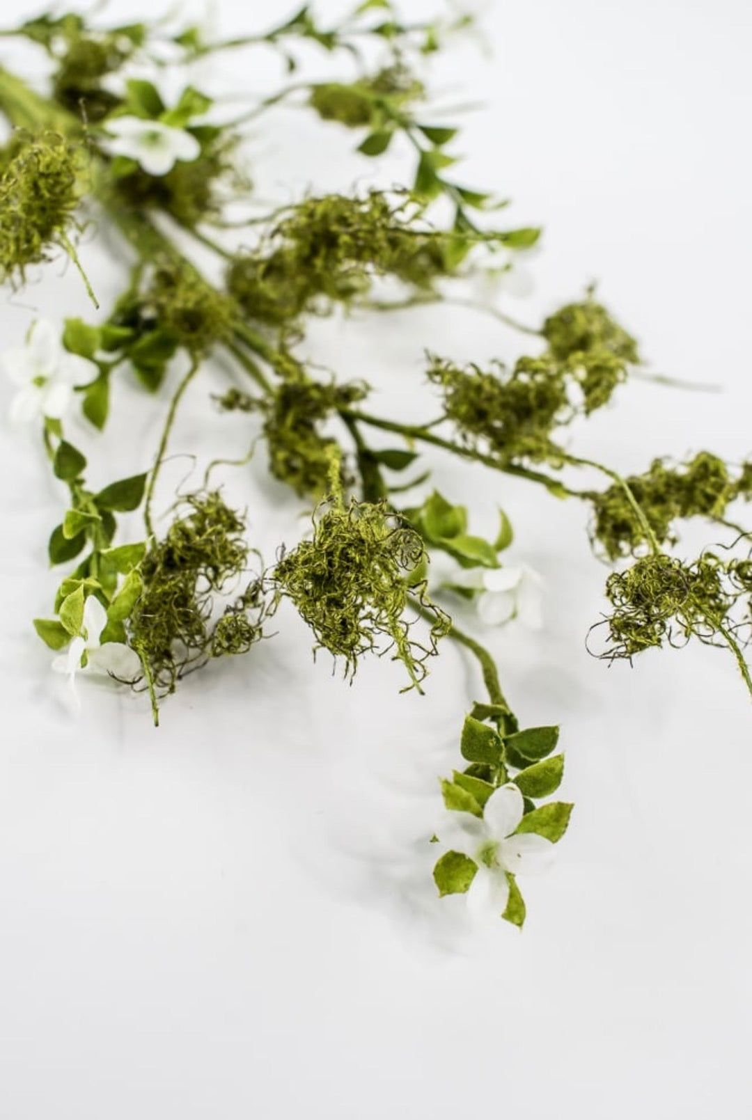 Cream Moss Flower Spray - 28" - Greenery Market63952CM
