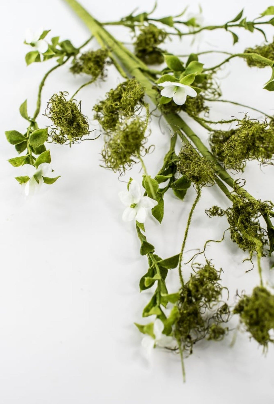 Cream Moss Flower Spray - 28" - Greenery Market63952CM