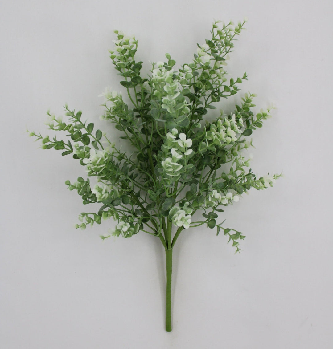 Cream Plastic Eucalyptus Bush - 17" - Greenery Market65467-CR
