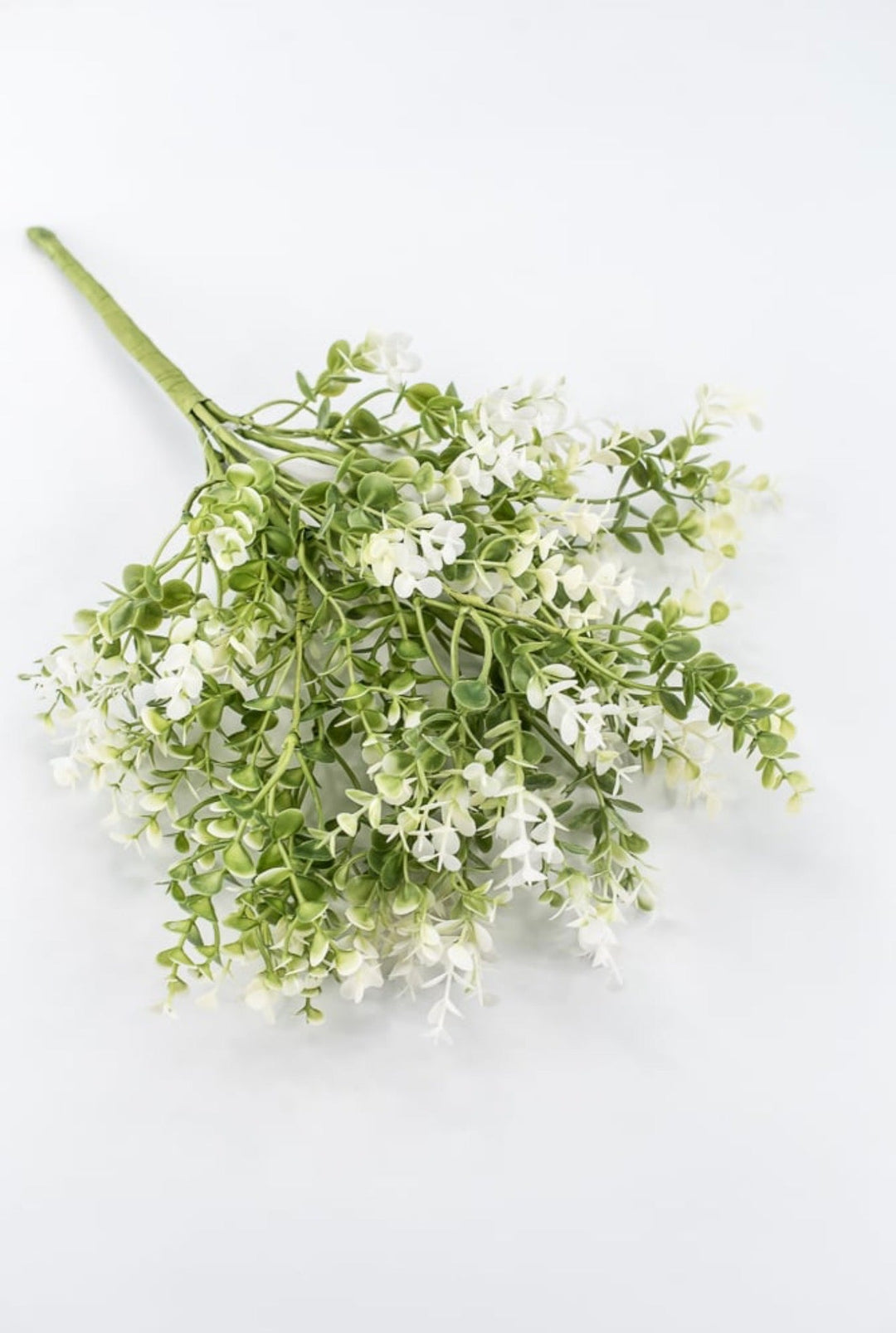 Cream Plastic Eucalyptus Bush - 17" - Greenery Market65467-CR