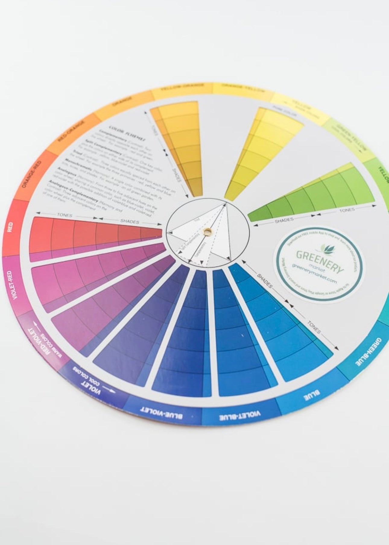 Creative color wheel - Greenery MarketColor wheelColorwheel