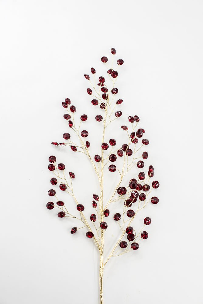 Crystal Gem Spray - Red - Greenery MarketXA342-R