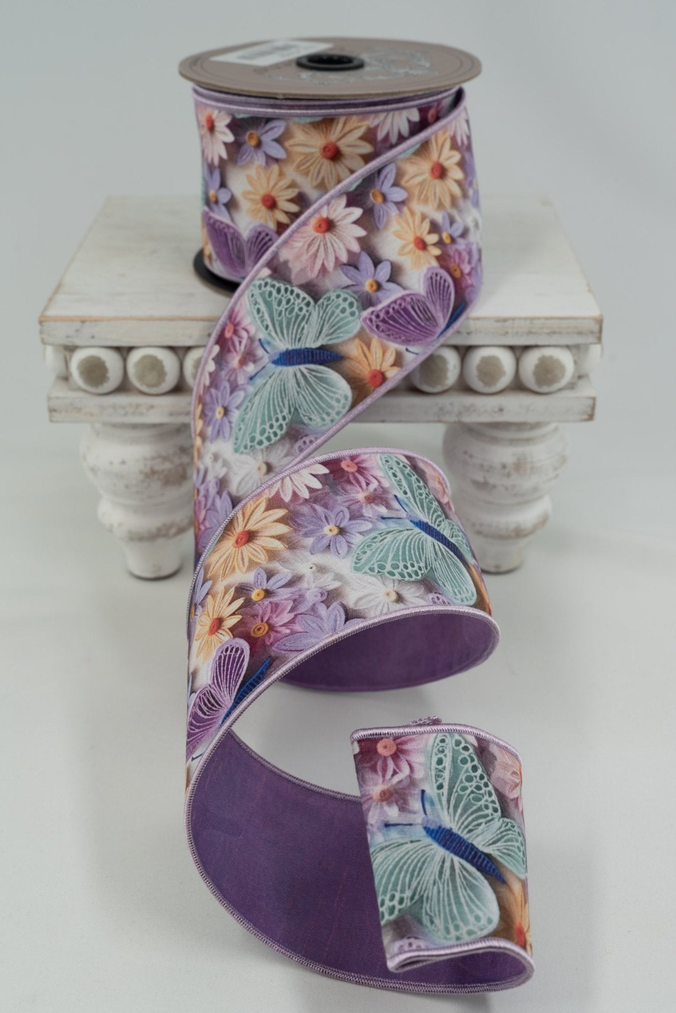 d. stevens Lavender, Mint, & Buttercream Collage Floral