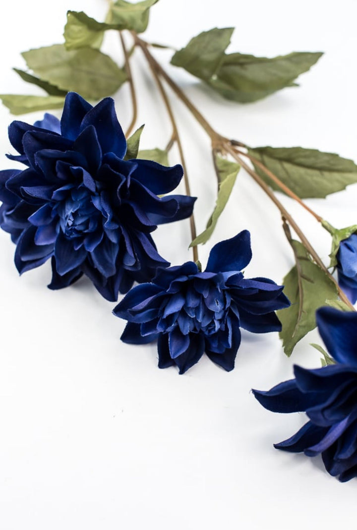 Dahlia spray - navy blue - Greenery Marketartificial flowersL701 - NV