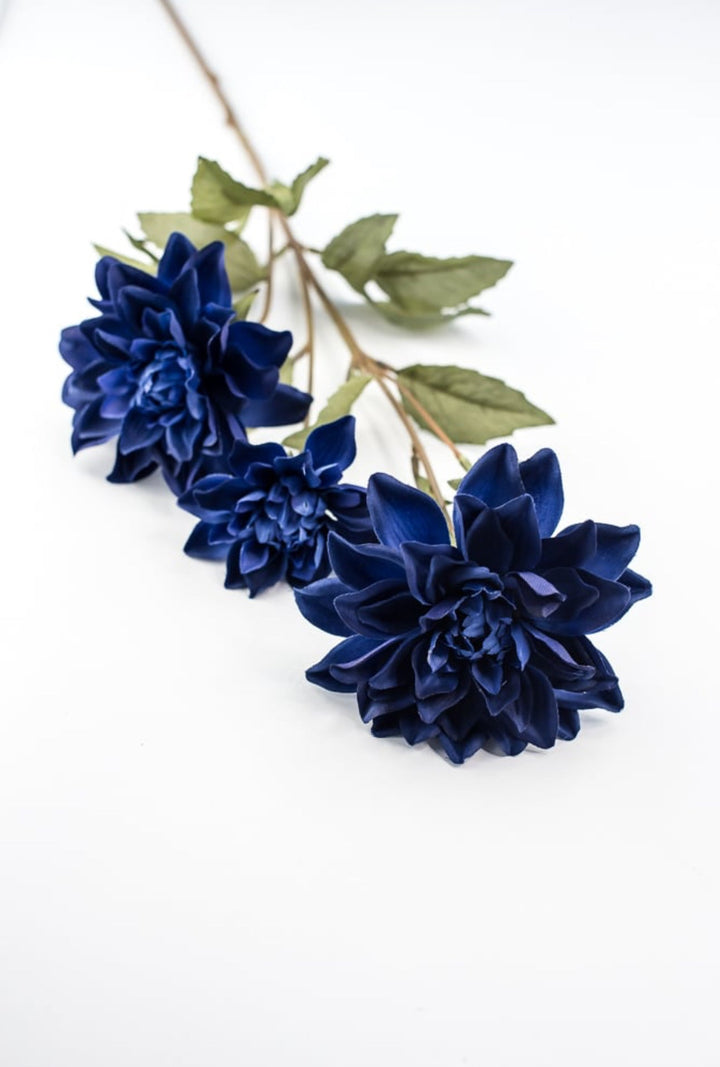 Dahlia spray - navy blue - Greenery Marketartificial flowersL701 - NV