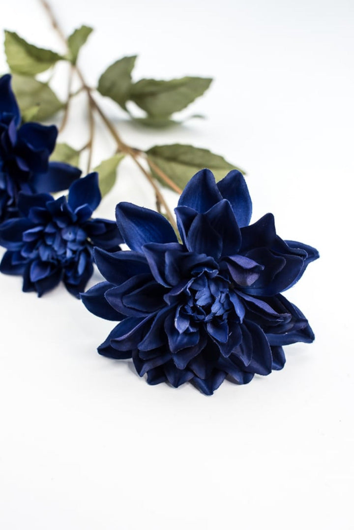 Dahlia spray - navy blue - Greenery Marketartificial flowersL701 - NV