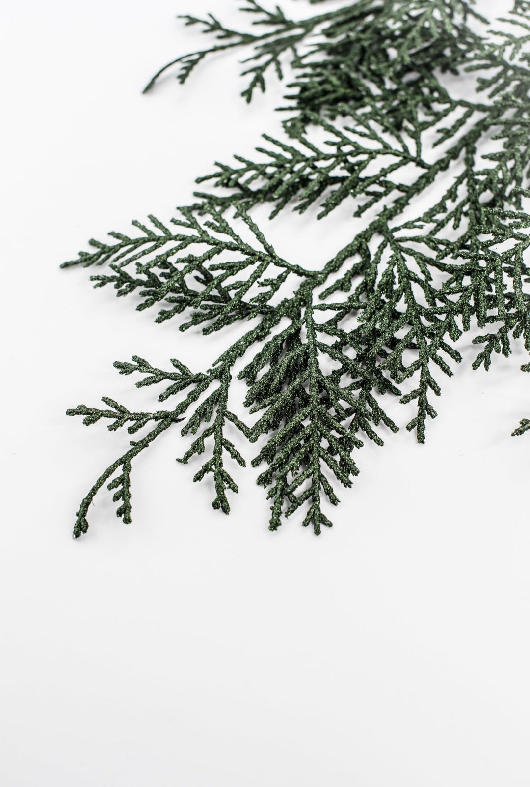 Dark Green Glitter Cedar Spray - Greenery Market86484DKGN