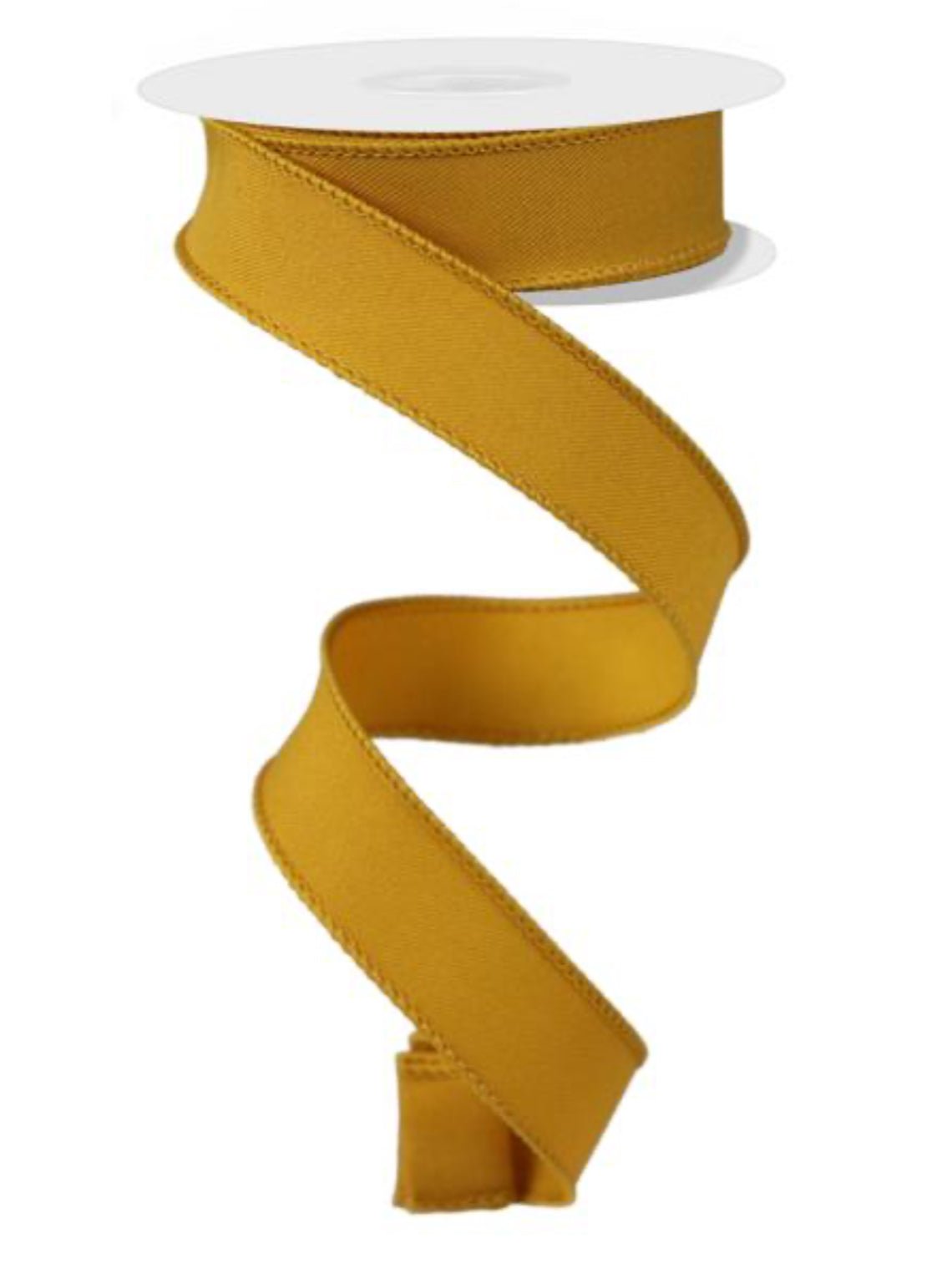 Dark yellow mustard 7/8” skinny wired ribbon - Greenery MarketRibbons & TrimRGE7202NC
