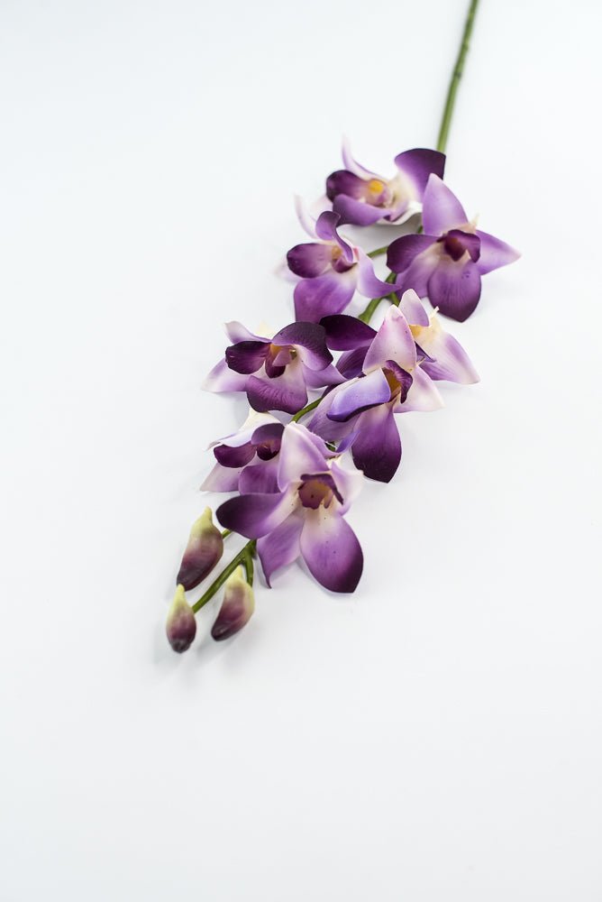 Dendrobium orchid Flower spray - purple - Greenery MarketArtificial Flora2230092PP