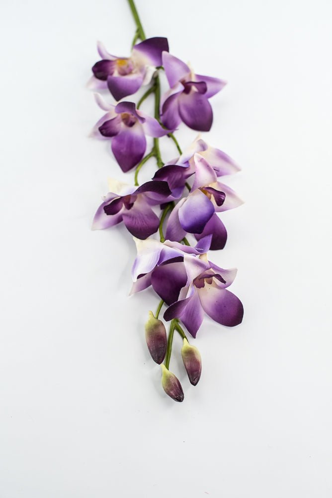 Dendrobium orchid Flower spray - purple - Greenery MarketArtificial Flora2230092PP