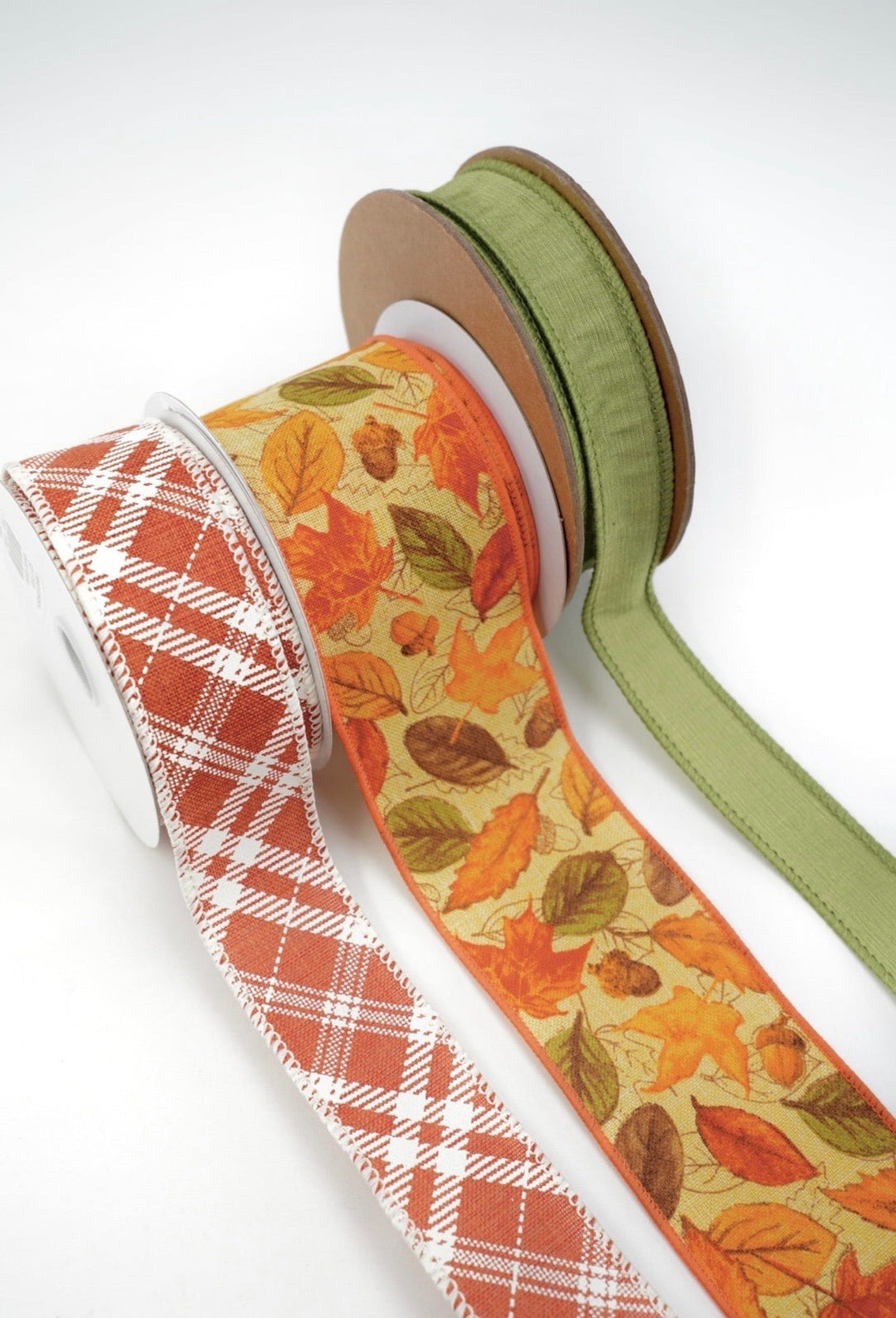 DIY Bow Making Bundle - Autumn Leaves - Greenery MarketRibbons & TrimLeafX3