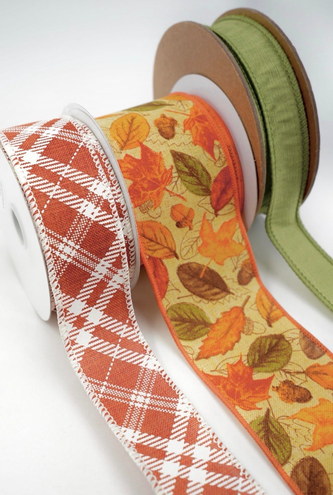 DIY Bow Making Bundle - Autumn Leaves - Greenery MarketRibbons & TrimLeafX3