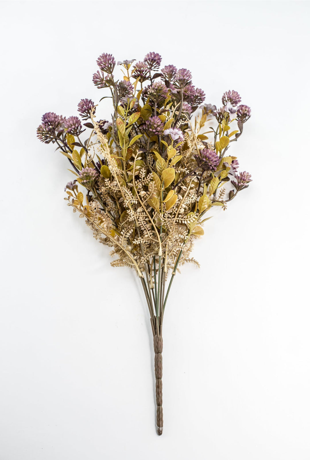 Dusty Lavender Mixed Plastic Leaf Ball - Greenery Market85336-LV