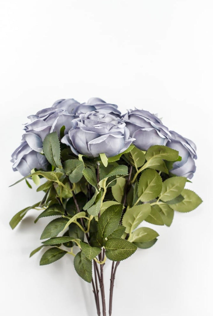 Dusty Lavender Rose Bush - 19" - Greenery Market85694-BL