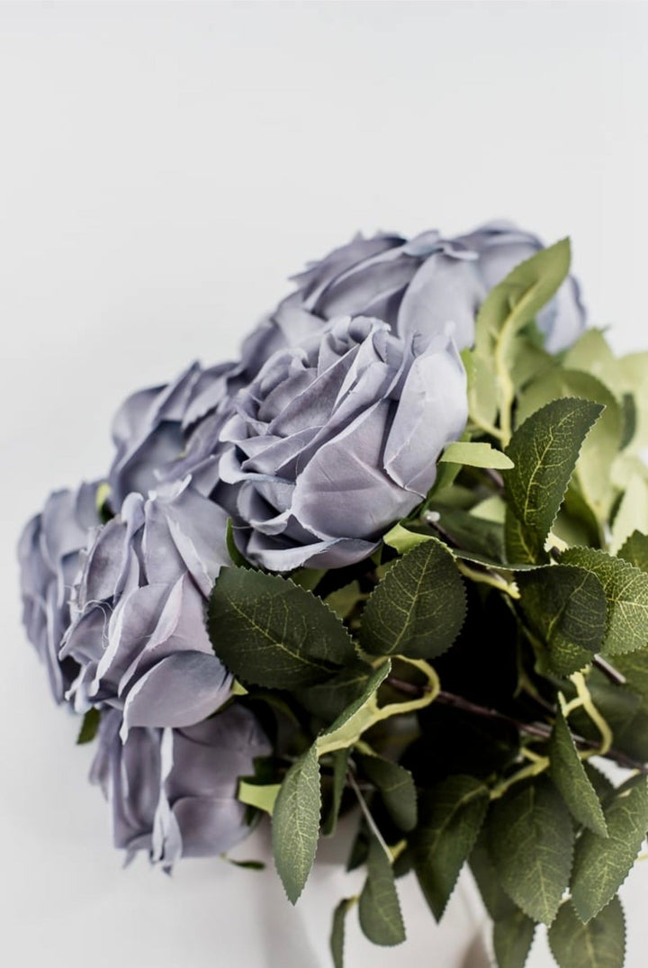 Dusty Lavender Rose Bush - 19" - Greenery Market85694-BL