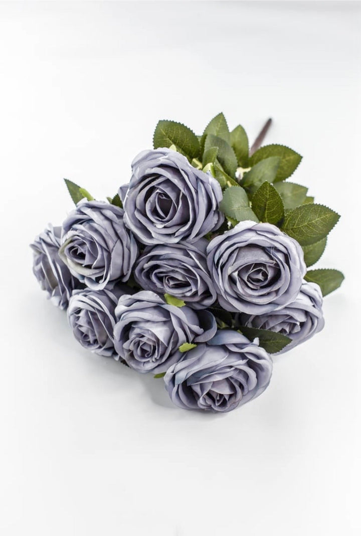 Dusty Lavender Rose Bush - 19" - Greenery Market85694-BL