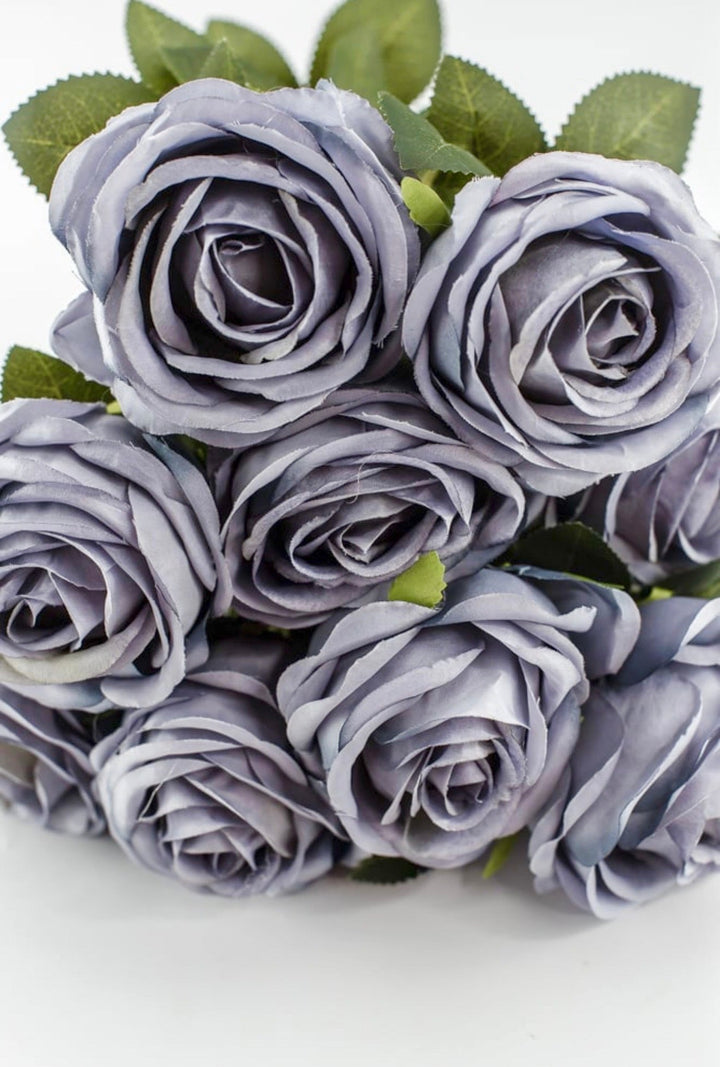 Dusty Lavender Rose Bush - 19" - Greenery Market85694-BL