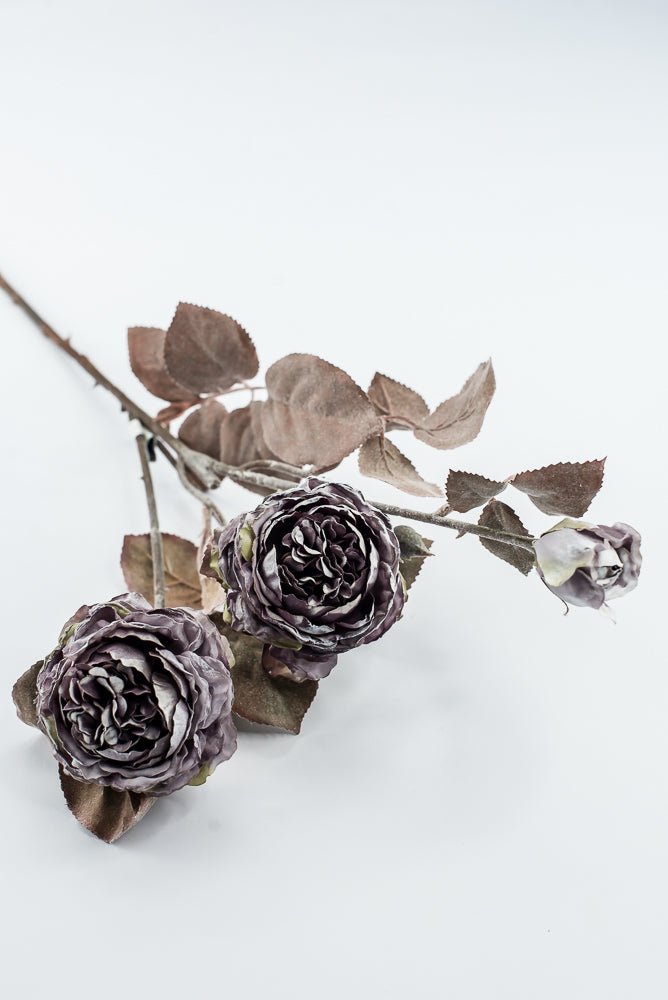 Dusty Purple, Artificial Rose Spray - 24" - Greenery MarketFSR734-PU