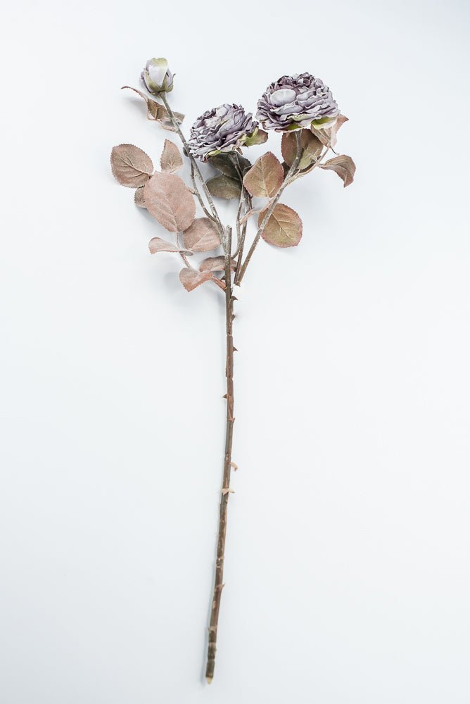 Dusty Purple, Artificial Rose Spray - 24" - Greenery MarketFSR734-PU
