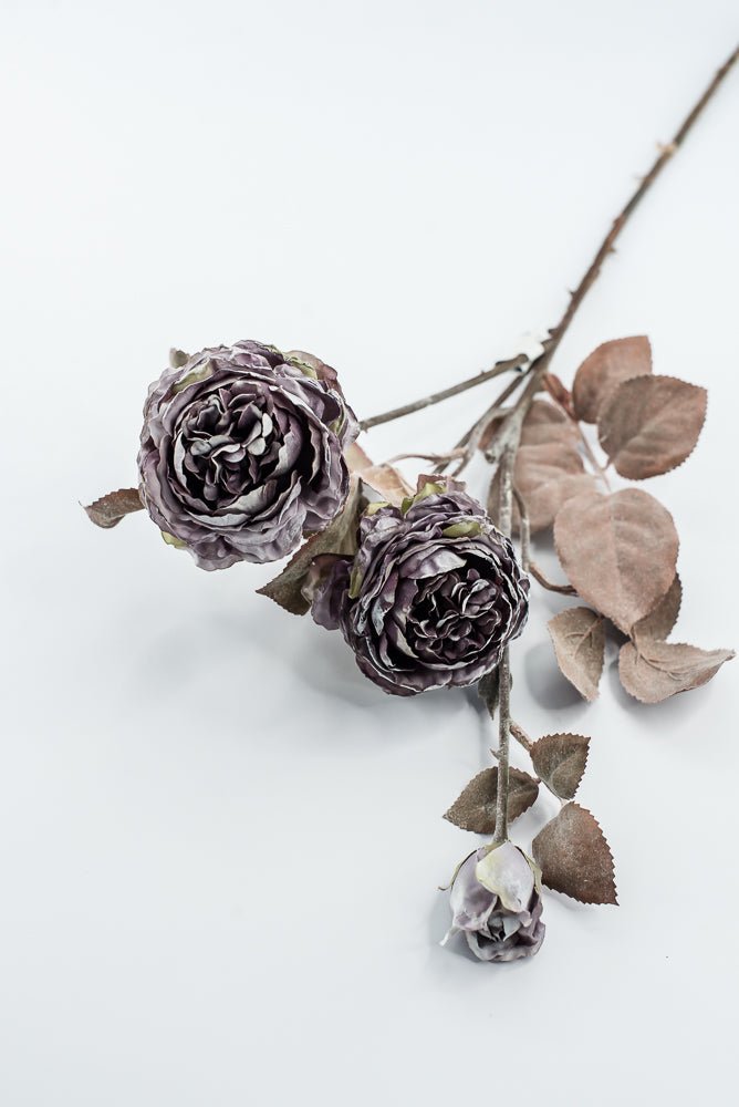 Dusty Purple, Artificial Rose Spray - 24" - Greenery MarketFSR734-PU