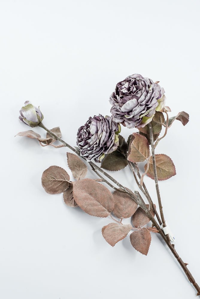 Dusty Purple, Artificial Rose Spray - 24" - Greenery MarketFSR734-PU