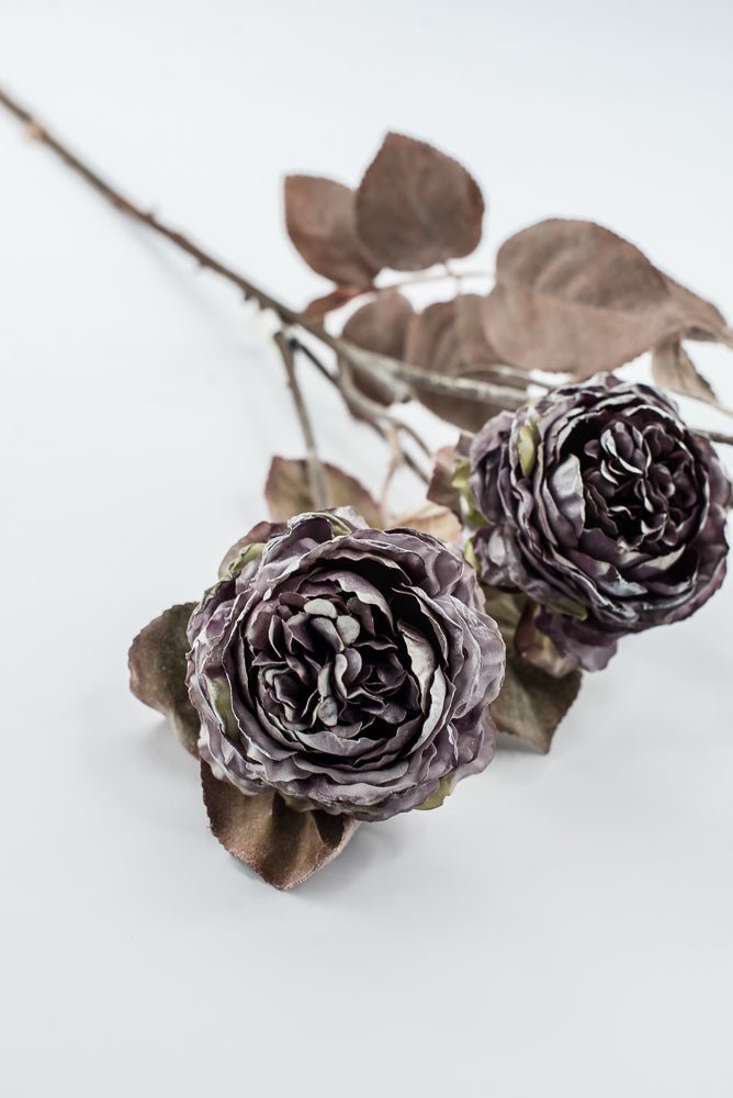 Dusty Purple, Artificial Rose Spray - 24" - Greenery MarketFSR734-PU