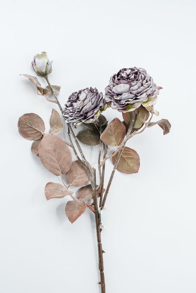 Dusty Purple, Artificial Rose Spray - 24" - Greenery MarketFSR734-PU