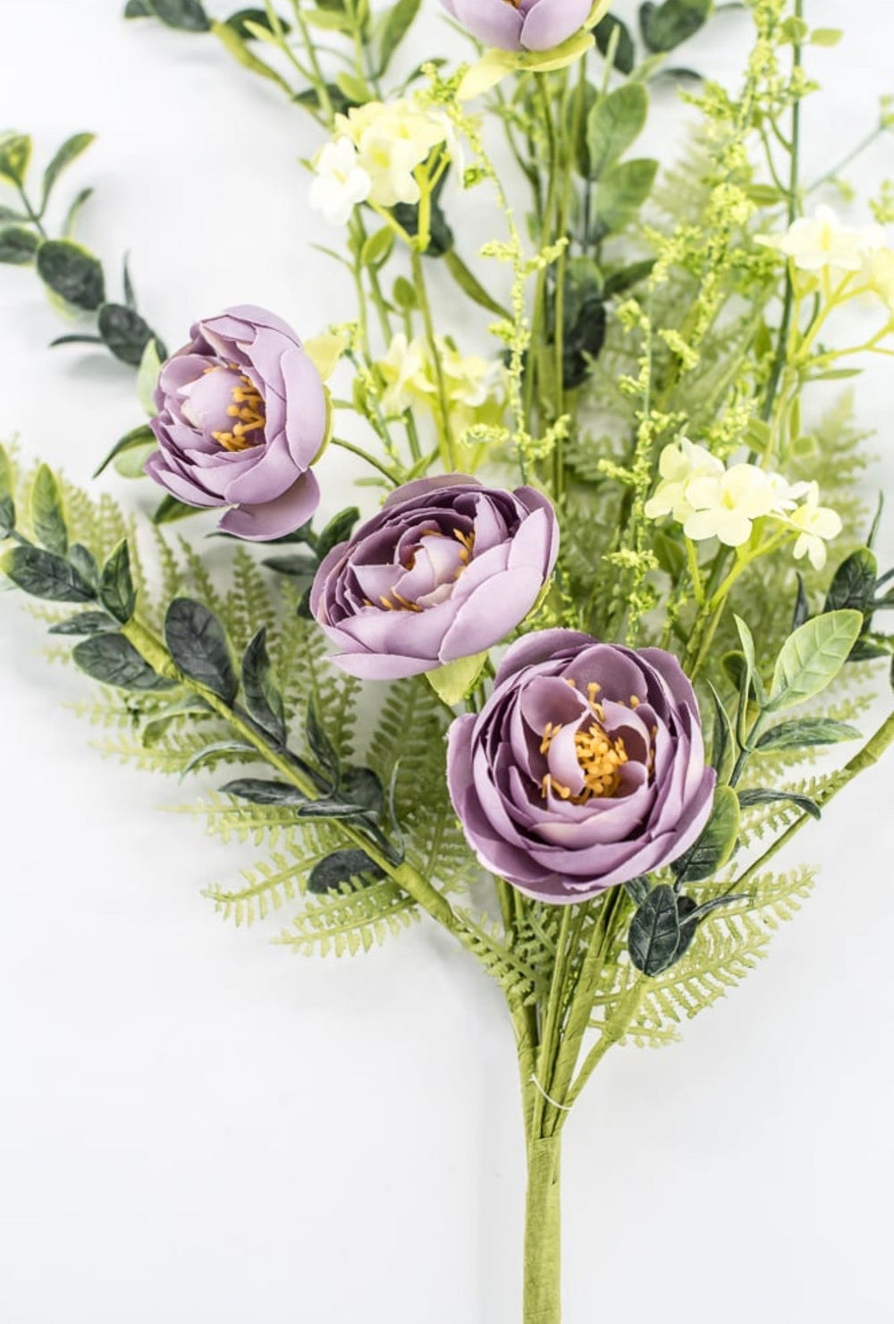 Dusty Purple Mixed Ranunculus Spray - 29" - Greenery Market65440-PU