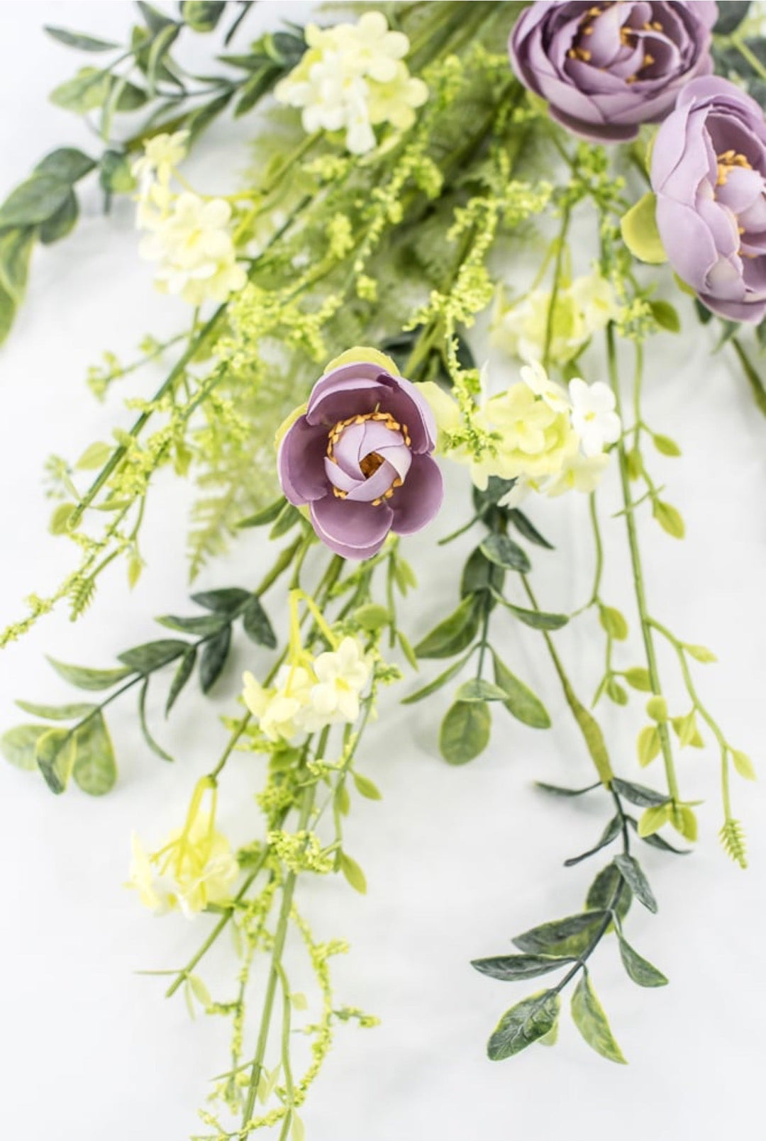 Dusty Purple Mixed Ranunculus Spray - 29" - Greenery Market65440-PU