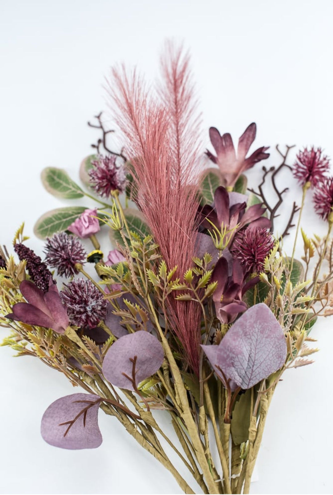 Dusty purple reed and mixed filler bush - Greenery Market64300 - LV